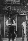 Eastrington: George Lilley Outside Rose Cottage