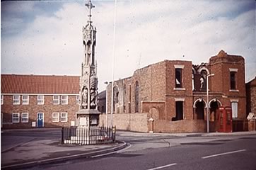 Howden picture of demolition of old chapel