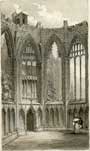 Howden Church, Chapter House - Old Engraving, 1842