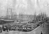 Goole: Barge Dock, 1890