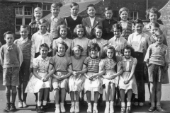 school 1957 approx   Mrs Leadill & class