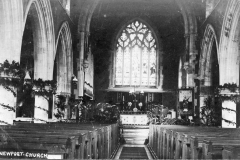 Newport church interior